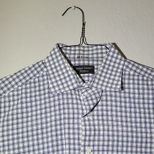 JUDD FROST Men's Blue Checkered Shirt